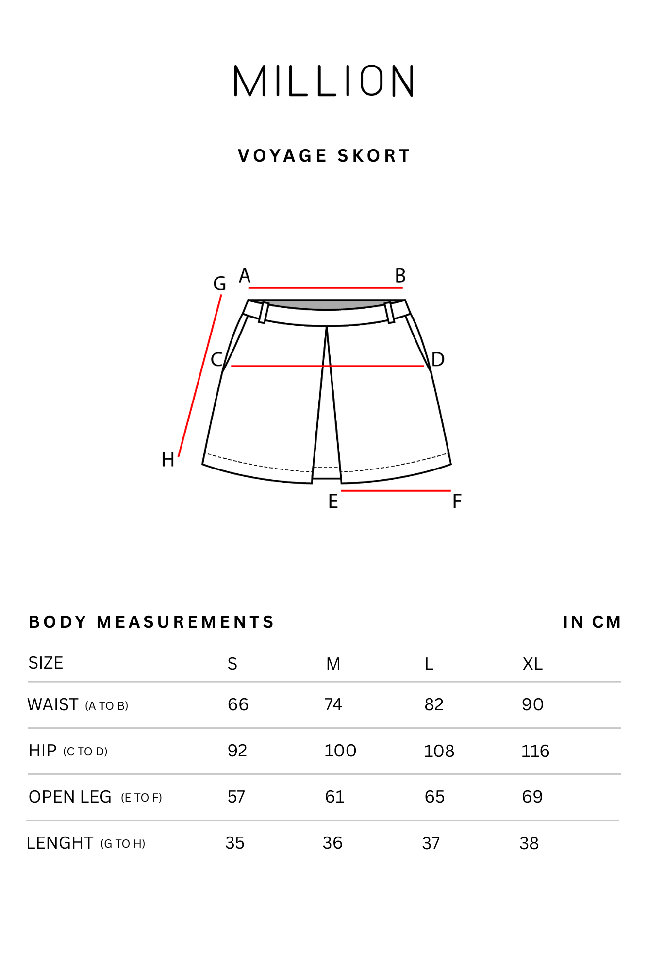 Voyage Skort