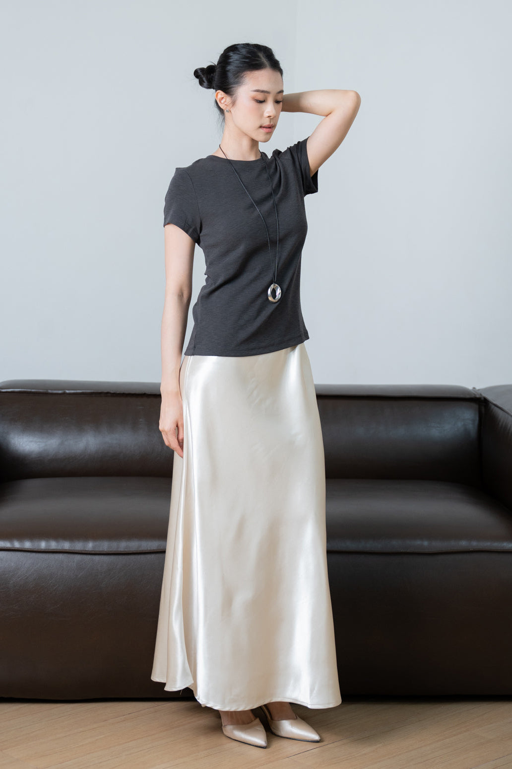 Ariel Satin Skirt
